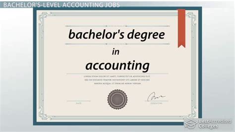 bachelorette degree in accounting